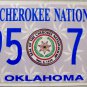 2011 Oklahoma Cherokee Nation License Plate (495 71C)