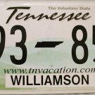 2014 Tennessee License Plate (F93 85G)