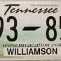 2014 Tennessee License Plate (F93 85G)