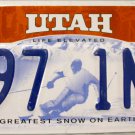 2012 Utah License Plate (B97 1NW)