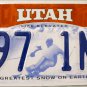 2012 Utah License Plate (B97 1NW)