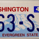 2005 Washington License Plate (363-SJE)