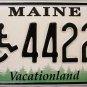 2002 Maine Wheelchair Disabled License Plate (44220)