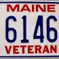 2011 Maine Veteran License Plate (V 61460)