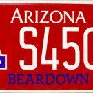 2015 Arizona: University of Arizona License Plate (S4509)