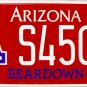 2015 Arizona: University of Arizona License Plate (S4509)
