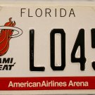 2009 Florida: Miami Heat License Plate (L045R)