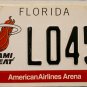 2009 Florida: Miami Heat License Plate (L045R)