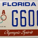1994 Florida Olympic Spirit License Plate (G60CF)
