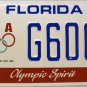 1994 Florida Olympic Spirit License Plate (G60CF)