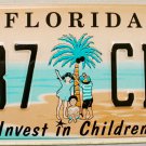 1998 Florida Invest In Children License Plate (137 CBM)