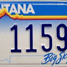 1993 Montana Disabled Veteran License Plate (1159A)