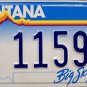 1993 Montana Disabled Veteran License Plate (1159A)