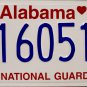 2006 Alabama National Guard License Plate (16051)