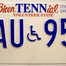 1997 Tennessee BicenTENNial Disabled License Plate (UAU 953)