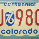 1975 Colorado Centennial License Plate (LU 9800)