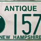 2002 New Hampshire Antique License Plate (1574)