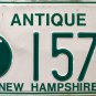2002 New Hampshire Antique License Plate (1574)