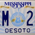 2015 Mississippi License Plate (DEM 286)