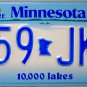 1997 Minnesota License Plate (659 JKD)