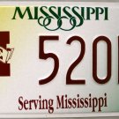 Mississippi - Mississippi State University License Plate (520M6)