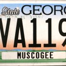 2015 Georgia License Plate (PVA1191)