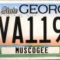 2015 Georgia License Plate (PVA1191)