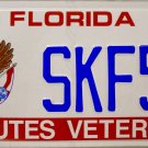 2015 Florida Salutes Veterans License Plate (SKF5W)