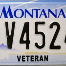 2003 Montana Veteran License Plate (V45247)