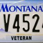 2003 Montana Veteran License Plate (V45247)