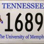 2013 Tennessee: University of Memphis License Plate (1689 TG)