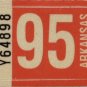 Arkansas: Passenger Plate Year Sticker (1995)