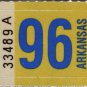 Arkansas: Passenger Plate Year Sticker (1996)