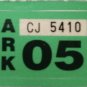 Arkansas: Trailer Plate Year Sticker (2005)