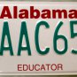 1998 Alabama Educator License Plate (AAC657)