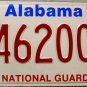 1995 Alabama National Guard License Plate (46200)