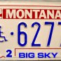 1991 Montana Disabled Wheelchair License Plate (6277)