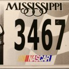 2004 Mississippi License Plate: NASCAR #8 Dale Earnhardt Jr. (3467)