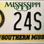 2001 Mississippi: University of Southern Mississippi License Plate (24S60)