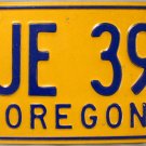 1976 Oregon License Plate (BJE 399)
