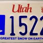 2003 Utah Disabled Wheelchair License Plate (1522E)