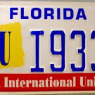 1998 Florida: Florida International University License Plate (I9332)