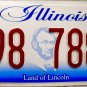2016 Illinois License Plate (K98 7883)