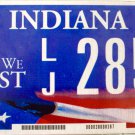 2010 Indiana In GOD We Trust License Plate (LJ 2854)