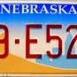2000 Nebraska License Plate (39-E521)