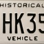 Ohio Historical Vehicle License Plate (HK35J)