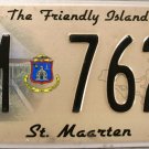 2010 St. Maarten License Plate (M 7629)