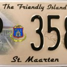 2010 St. Maarten License Plate (P 3583)
