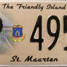 2010 St. Maarten License Plate (P 4954)