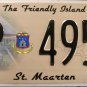 2010 St. Maarten License Plate (P 4954)